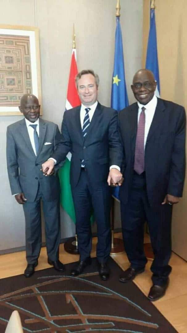The Leaders behind the successful of NDP so Barrow stop praising your self, you did not contribute any idea or knowledge on NDP cause you dont know anything an illiterate like you think you can fool Gambians